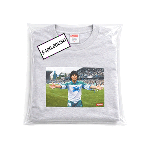 x1 Supreme Maradona Tee (L) 0888977110461 ASH