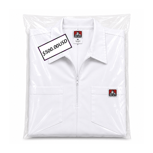 Ben Davis 1/2 WHITE XL